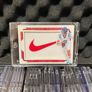 Jaxson Dart National Treasures Card 2/3